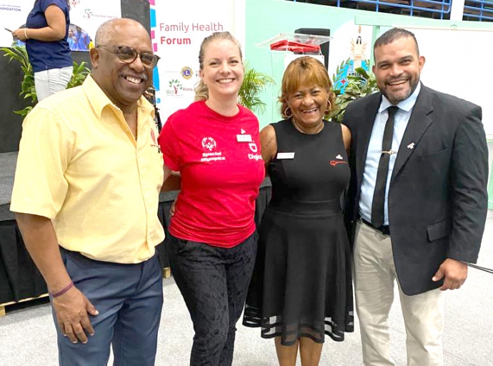 Foro teni recien di Special Olympics Aruba Health tabata exitoso