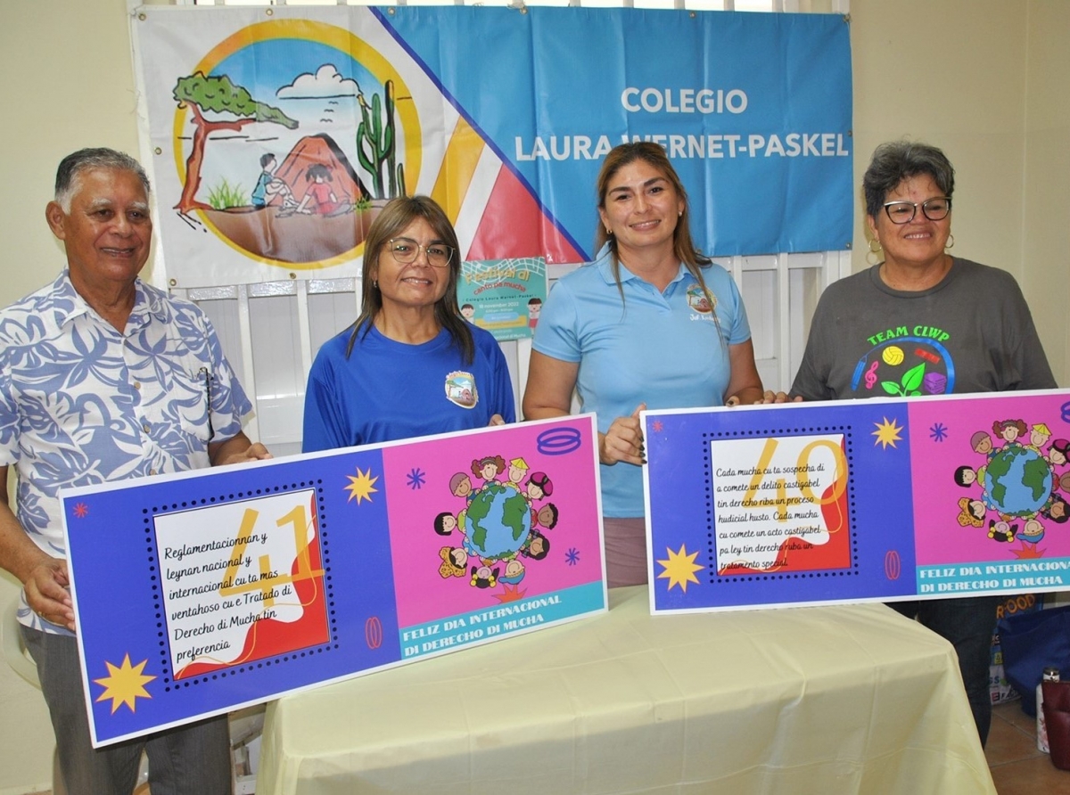 Diabierna awor tin Festival Canto di Mucha pa Mucha na Colegio Laura Wernet-Paskel