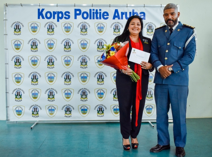 Diferente promocion y celebracion di hubileo na Cuerpo di Polis Aruba
