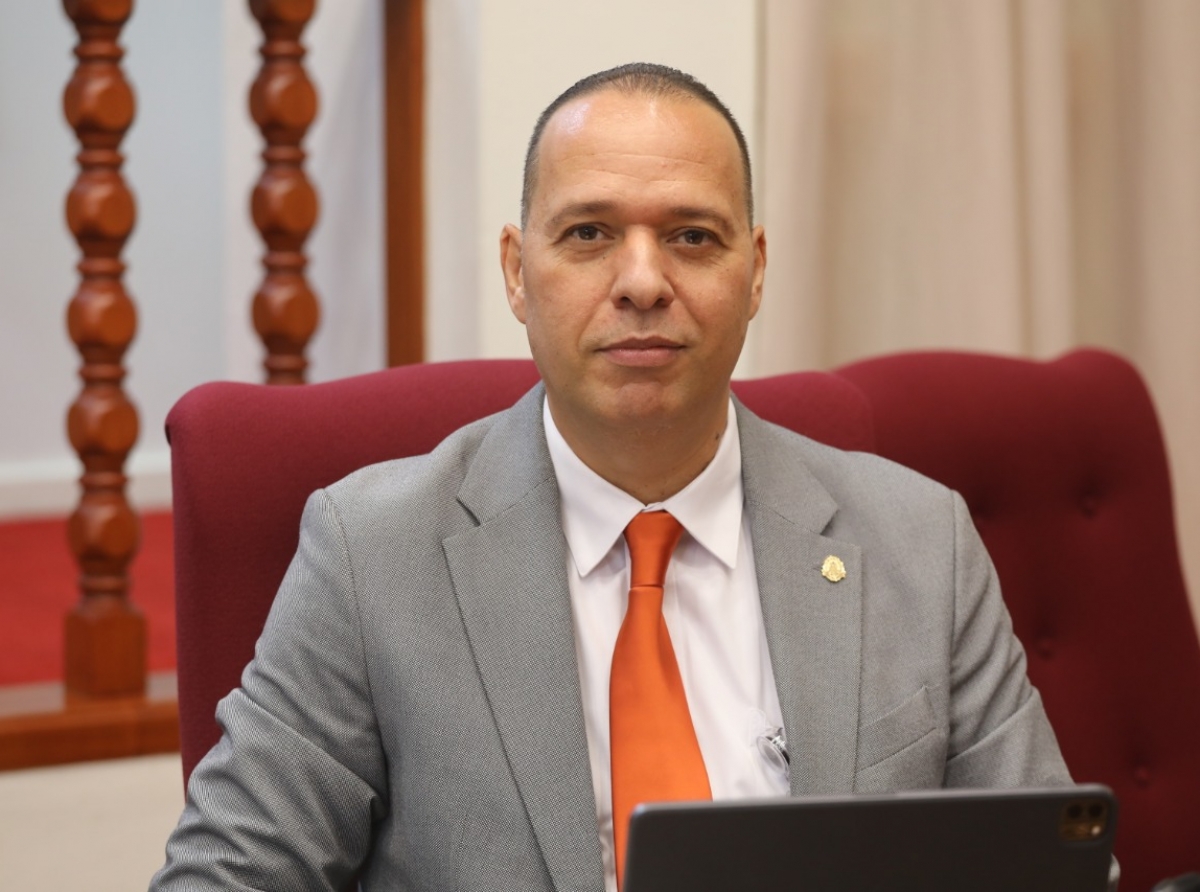 Parlamentario Berlis papiando di Miguel Mansur den Parlamento