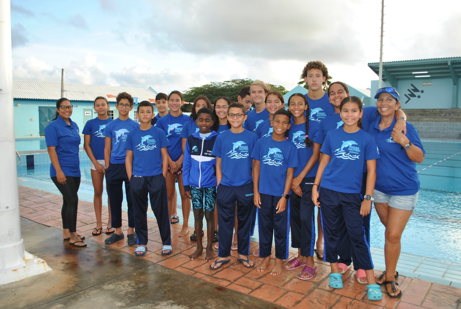 Delegacion di Aruba Dolphins lo participa na e di XXXIX NACO Invitational