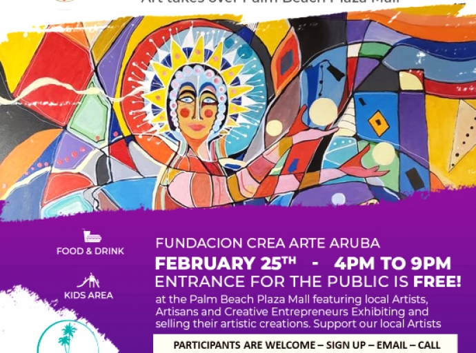 Diasabra atardi y anochi lo tin Art Festival na Palm Beach Plaza Mall