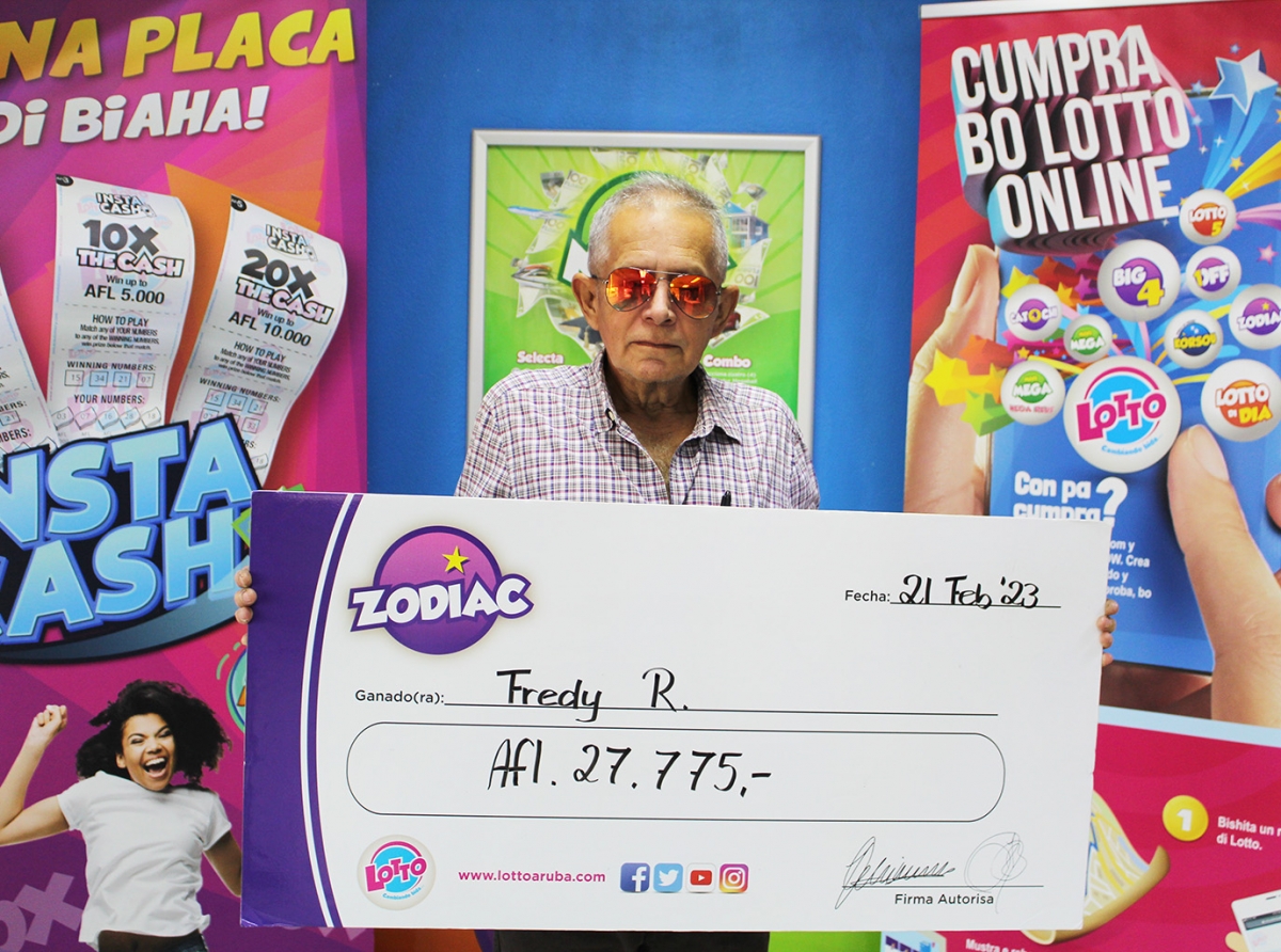 Fredy a gana bon placa cu Zodiac