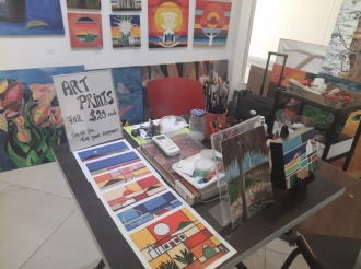 Fundacion Crea Arte a organiza su Festival di arte di tur ultimo diasabra di luna na Palm Beach Plaza