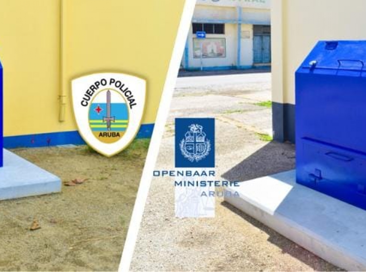 Containernan blauw lo ta habri pa entrega di tur sorto di arma