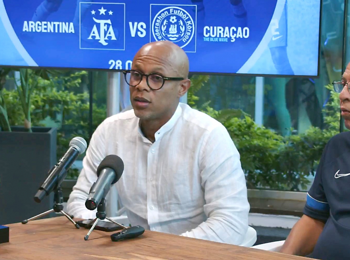 Seleccion di Curaçao lo bay hunga cu campeon mundial Argentina