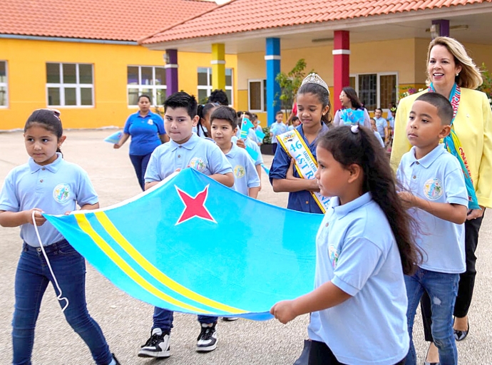 Prome Minister ta invita tur ciudadano pa celebra Dia di Himno y Bandera cu orguyo