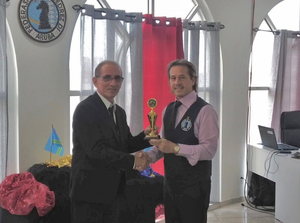 Copa Himno y Bandera di Federacion di Ahedres di Aruba a demostra un bon nivel di competencia