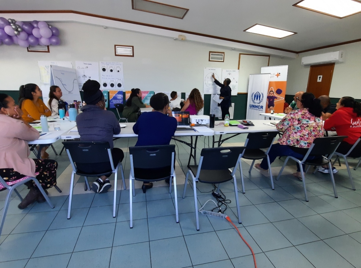 Educadornan grupal na Centro Orthopedagogico Aruba a participa den un curso hopi interesante   