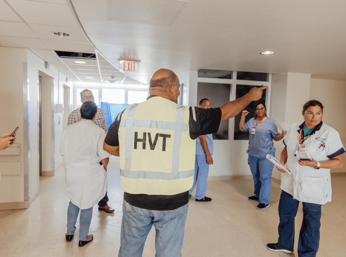 Hospital a participa den e training nacional di tsunami