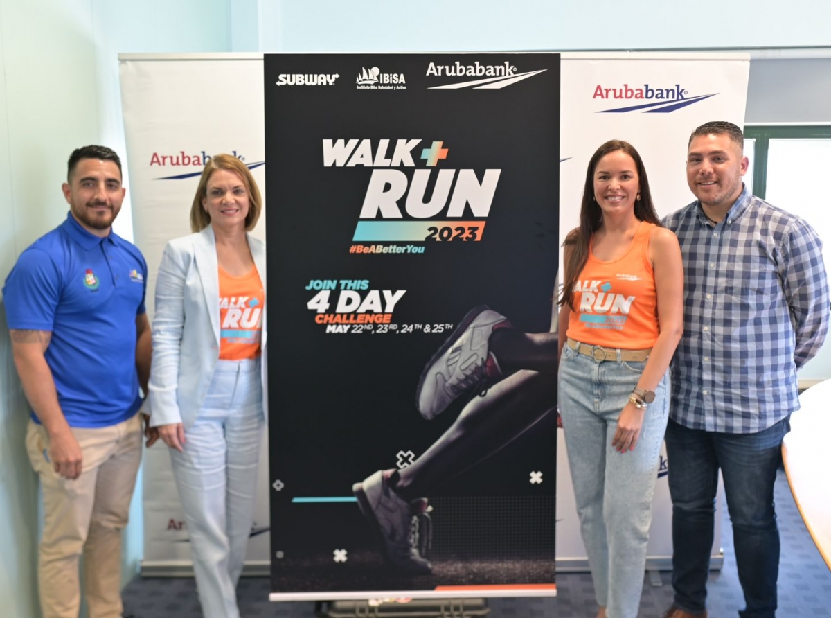 Aruba Bank a anuncia fechanan di “17 Aruba Bank Walk & Run 2023”