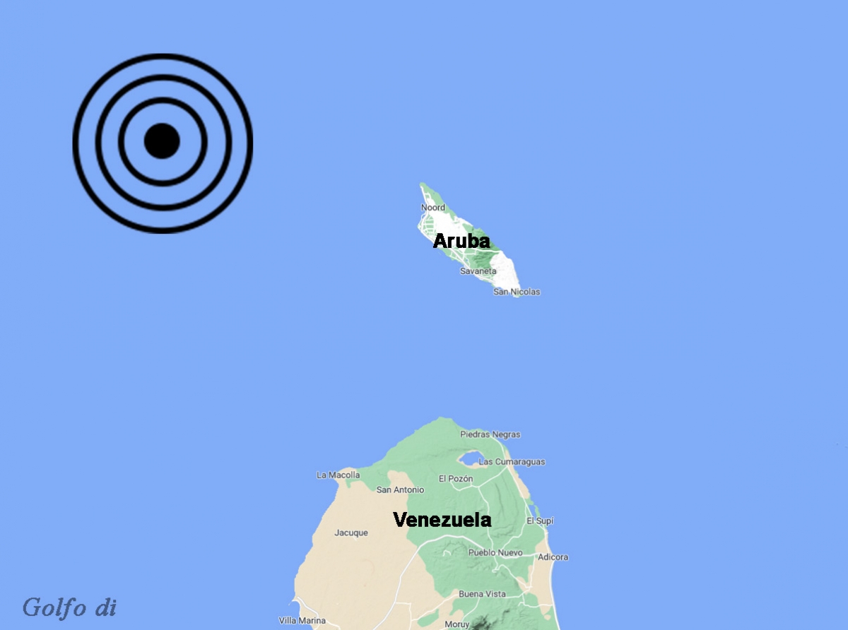 Temblor registra Diahuebs marduga hopi cerca pabao di Aruba