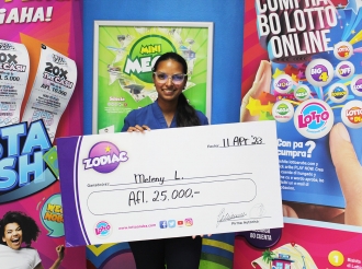 Meleny a mira numbernan riba un auto y esey a yude gana 25 mil