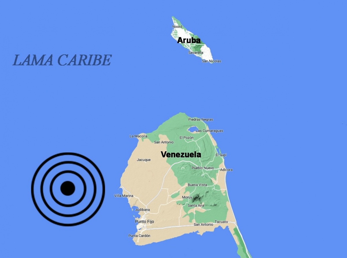 Temblor leve registra Diabierna marduga na zuidwest di Aruba