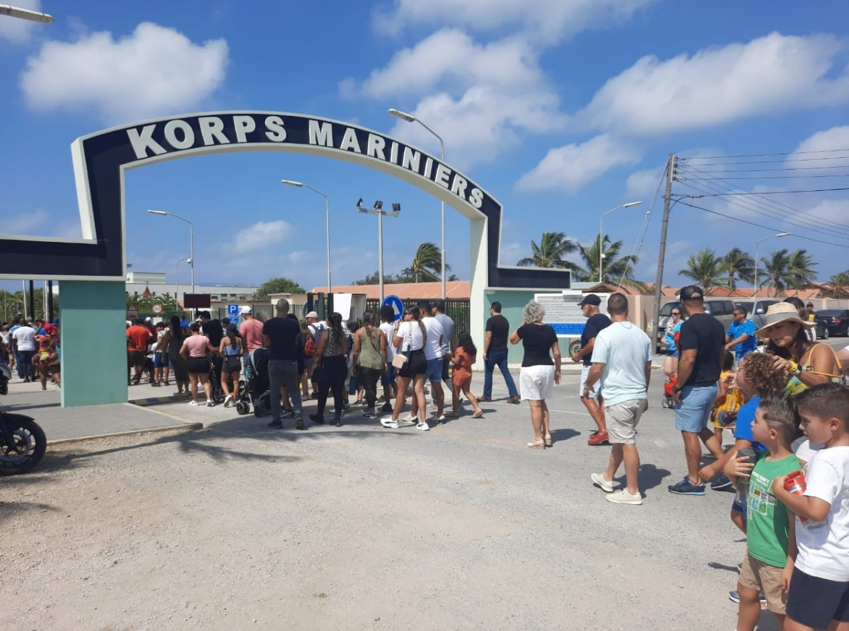 Opendag di Mariniers Kazerne ta bek exitosamente despues di 4 aña