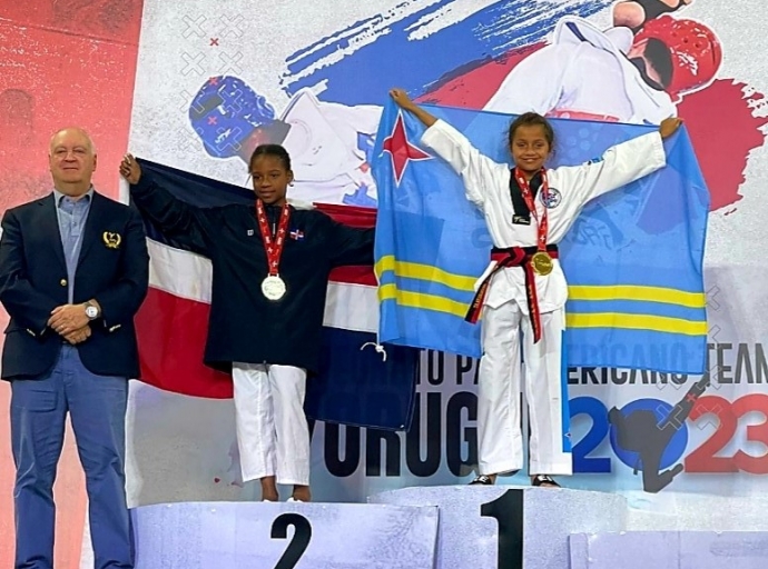 Atletanan di Tiger Taekondo Academy a logra varios medaya na Republica Dominicana