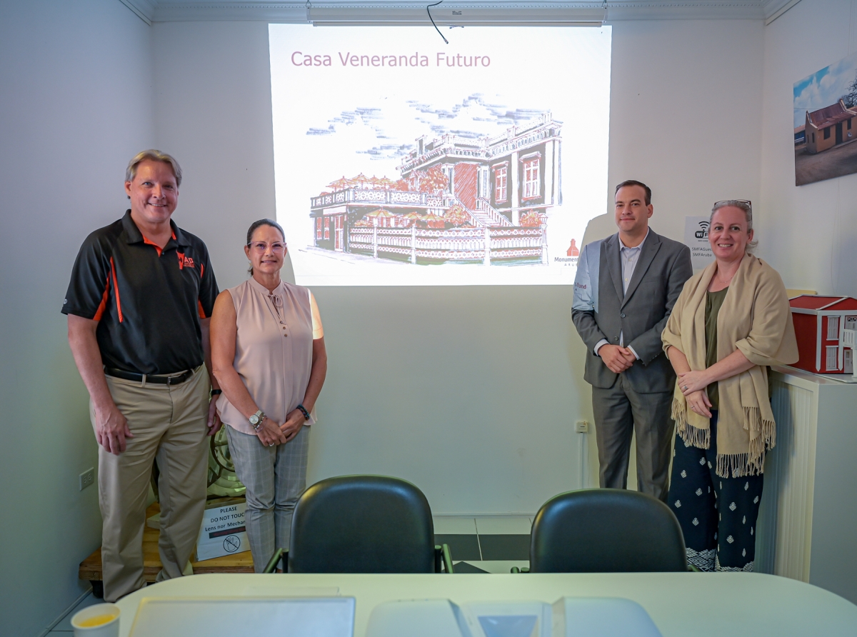 Monumentenfonds Aruba a duna inicio na proyecto di Cas Veneranda.