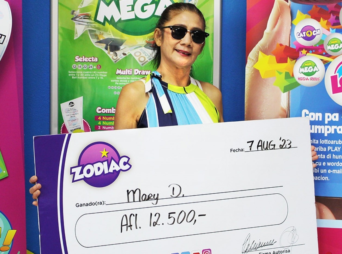 Mary a gana bon placa cu Zodiac