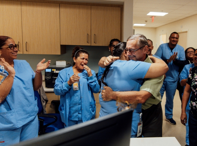 Hospital ta elogia trabao di Cindy Lauwereys kende a bira empleado di luna di juli 2023