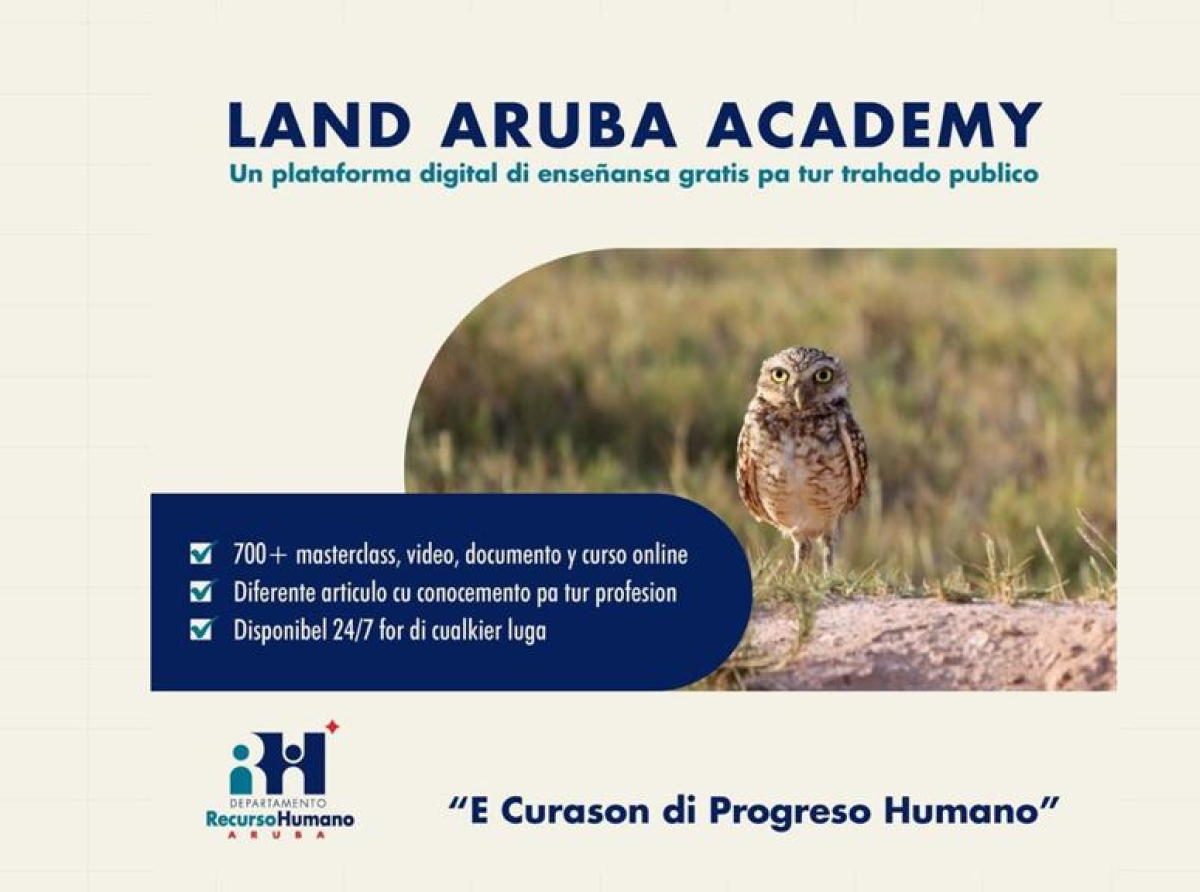 Desde introduccion di "Land Aruba Academy" 2700 curso a wordo sigui