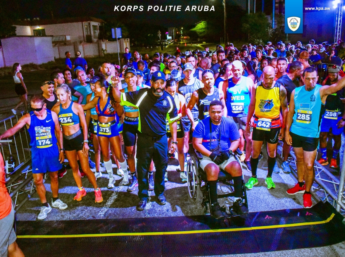 Rond di 750 persona a participa den e di dos 'Tino Ruiz Walk and Run'