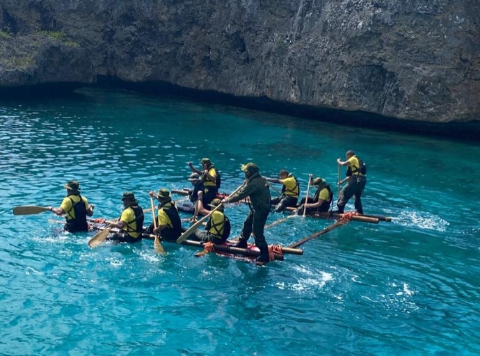 Grupo di 21 hoben a cuminza cu training pa bay den Wardacosta