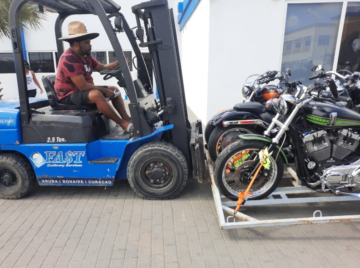 Grupo di Harley na Aruba ta rumbo pa Bonaire