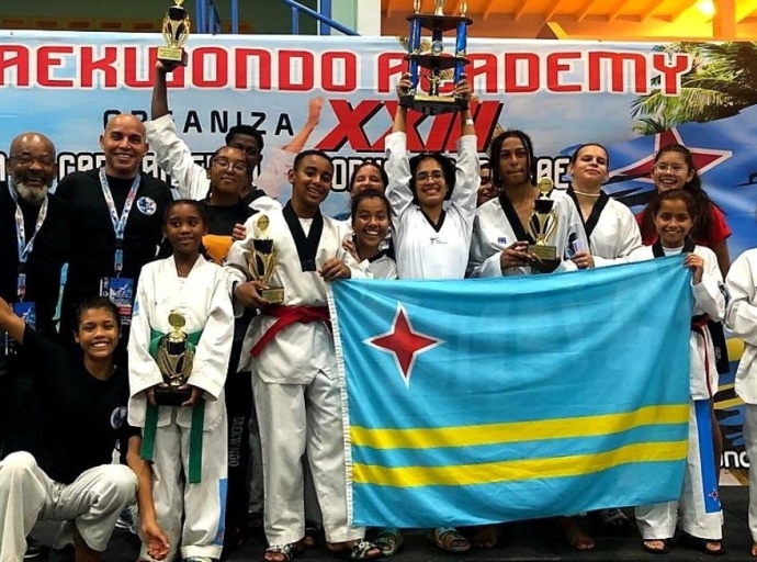 Exitoso Aruba Open 2023 presenta pa Tiger Taekwondo Academy
