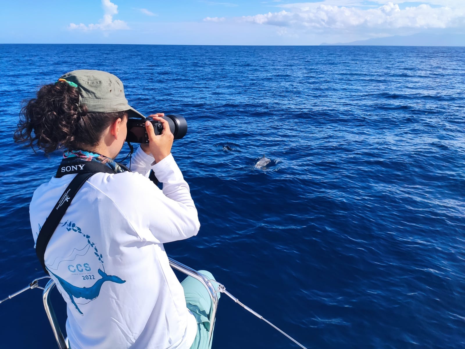 Yamada pa participacion na e expedicion di bayena y dolfijn rond di islanan ABC