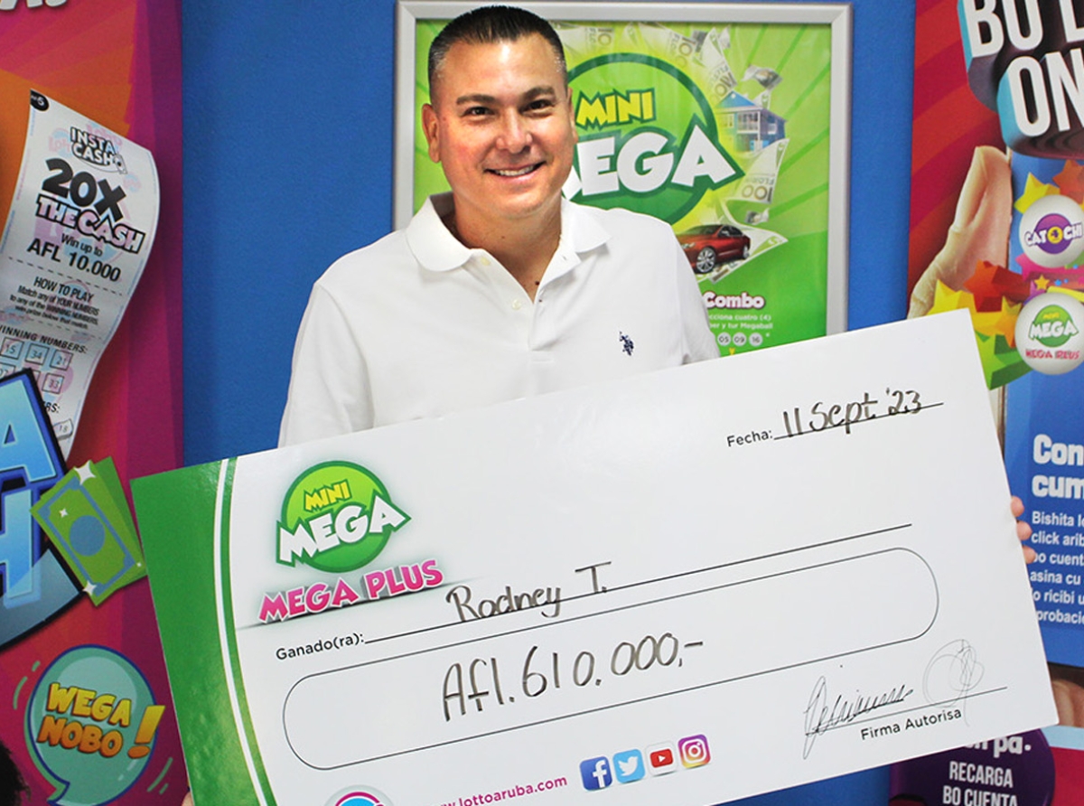 Rodney a bay cobra e premio gordo di 610 mil Florin di Mini Mega