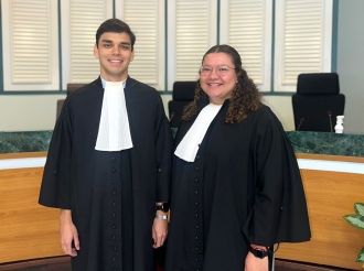 Dos studiante a pasa den exitoso ‘Caribbean Summer Court’ na Aruba