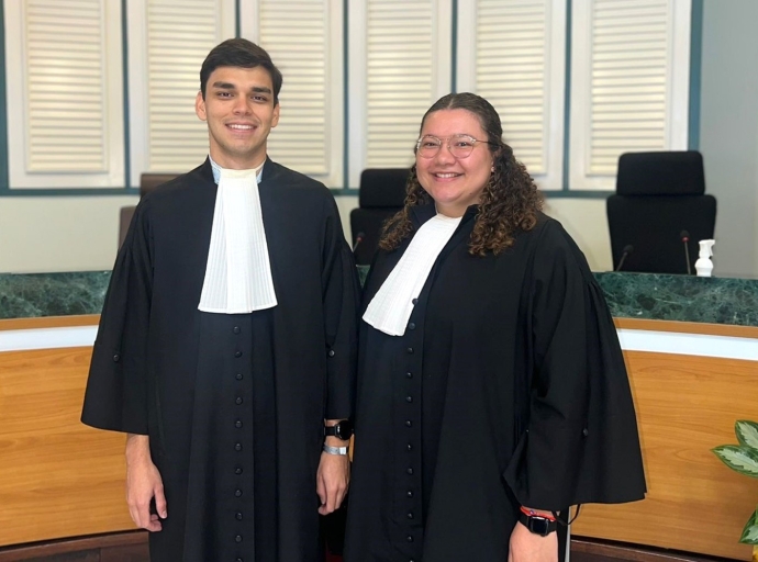 Dos studiante a pasa den exitoso ‘Caribbean Summer Court’ na Aruba