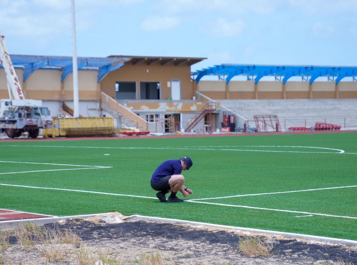 Sports Labs acredita pa FIFA a haci evaluacion na e turf nobo di e stadion na Dakota