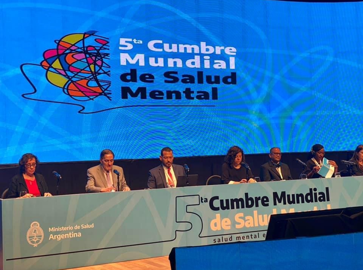 Minister Tjon a atende e di cinco edicion di ‘Global Mental Health Summit’ na Argentina