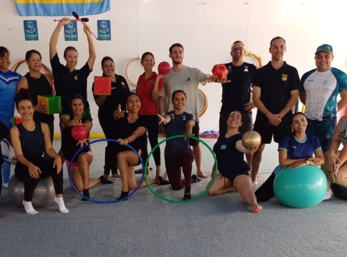 Aruba a bira Host di e curso “E fundamentonan di Gimnasia” den cual cinco otro pais a participa