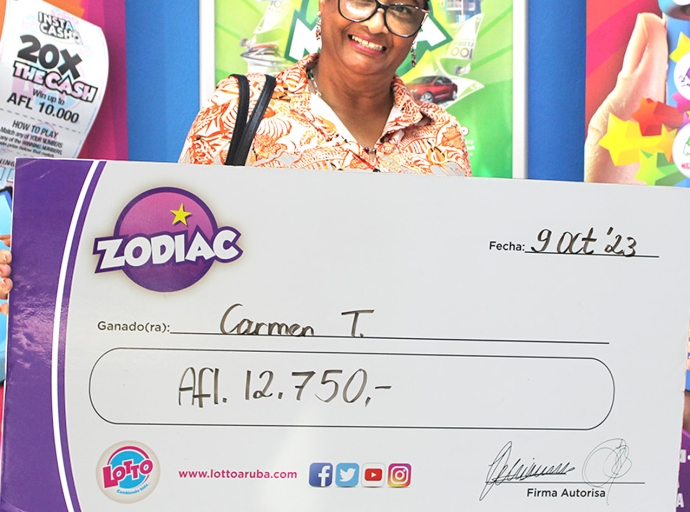 Carmen a gana bon placa cu wega di Zodiac