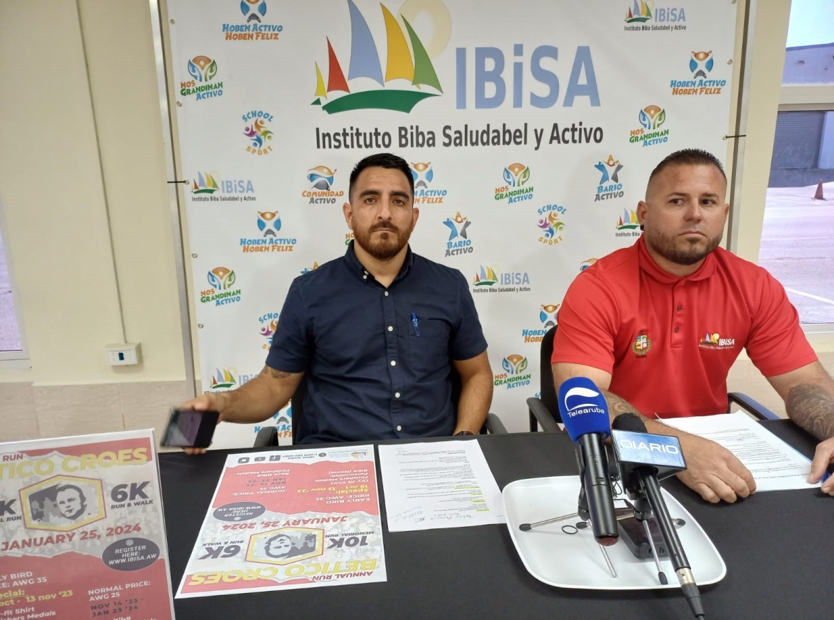 IBiSA ta anuncia e di 28 edicion di “Memorial Run & Walk Betico Croes” 2024