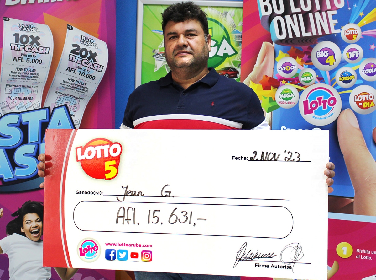 Jean a gana 2ndo premio di Lotto 5