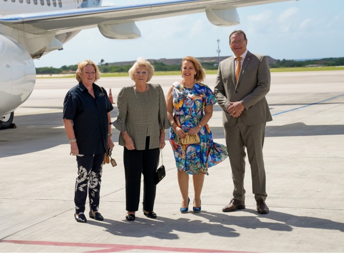 Aruba a duna bon bini na Prinses Beatrix