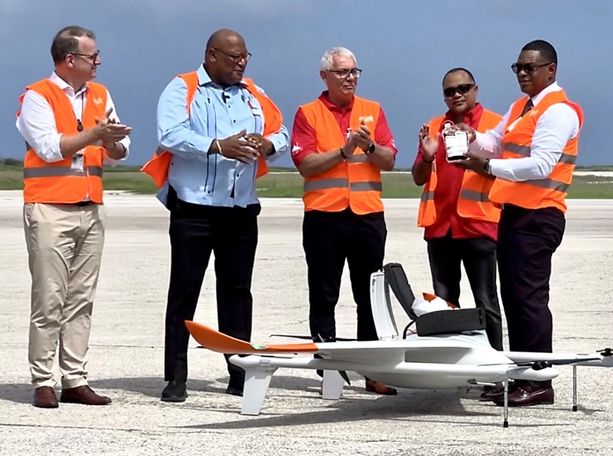 Conferencia di DCCA a finalisa na Curaçao cu transporte di plasma di sanger via Drone