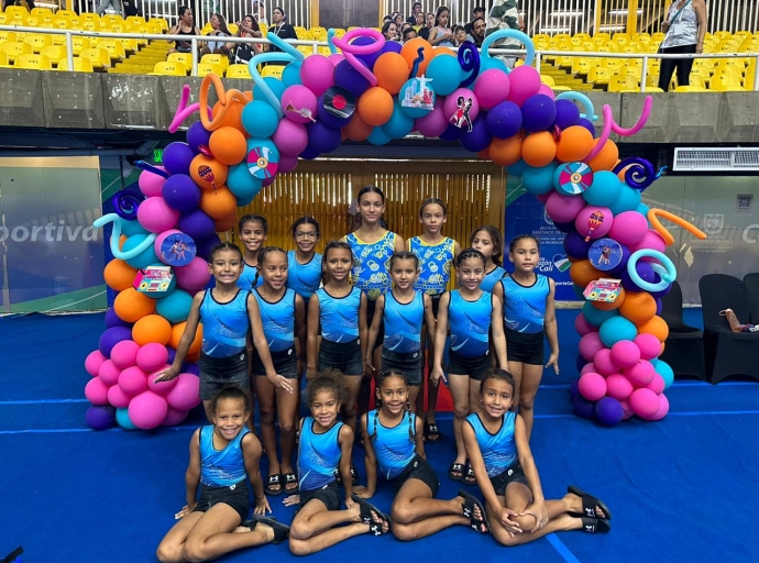 Gihae Gymnastics Club a sali pa Colombia pa participa den Sudamericano di Gimnasia Artistico