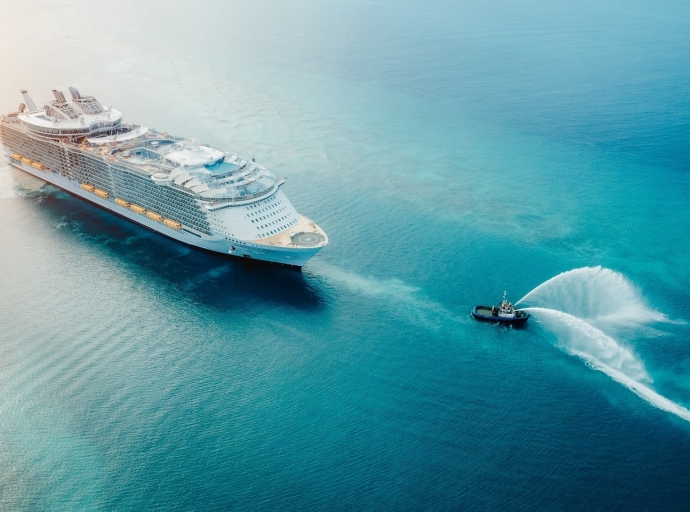 Prome bishita di crusero Symphony of the Seas na Aruba