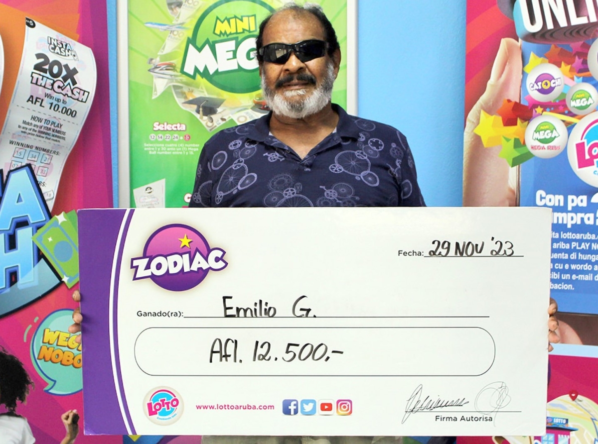 Emilio a gana bon placa cu wega di Zodiac