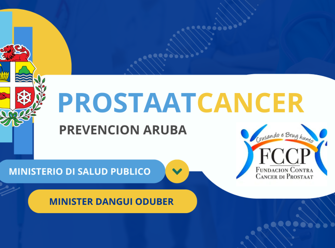 Ministerio di Salud Publico ta aporta na e meta di concientisacion y prevencion contra cancer di prostaat