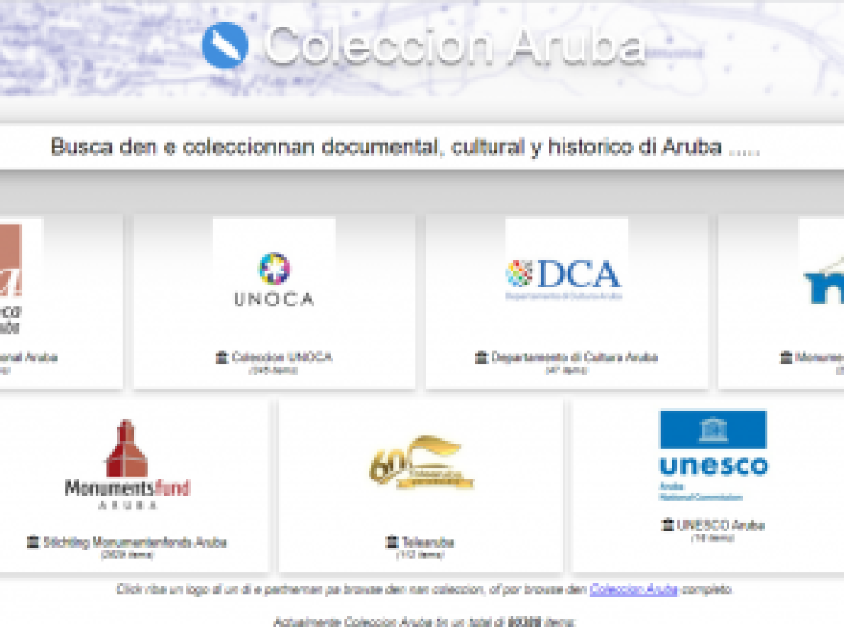 Coleccion Aruba ta un portal cu hopi informacion