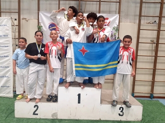 Exitoso Representacion di Karatekanan di Aruba na Curaçao   