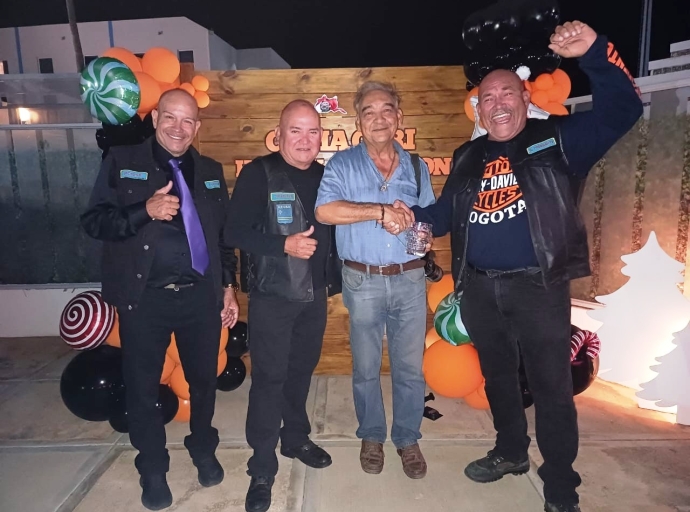 Asina Camacuri Harley Davidson Group a festeha nan Cena di Pasco