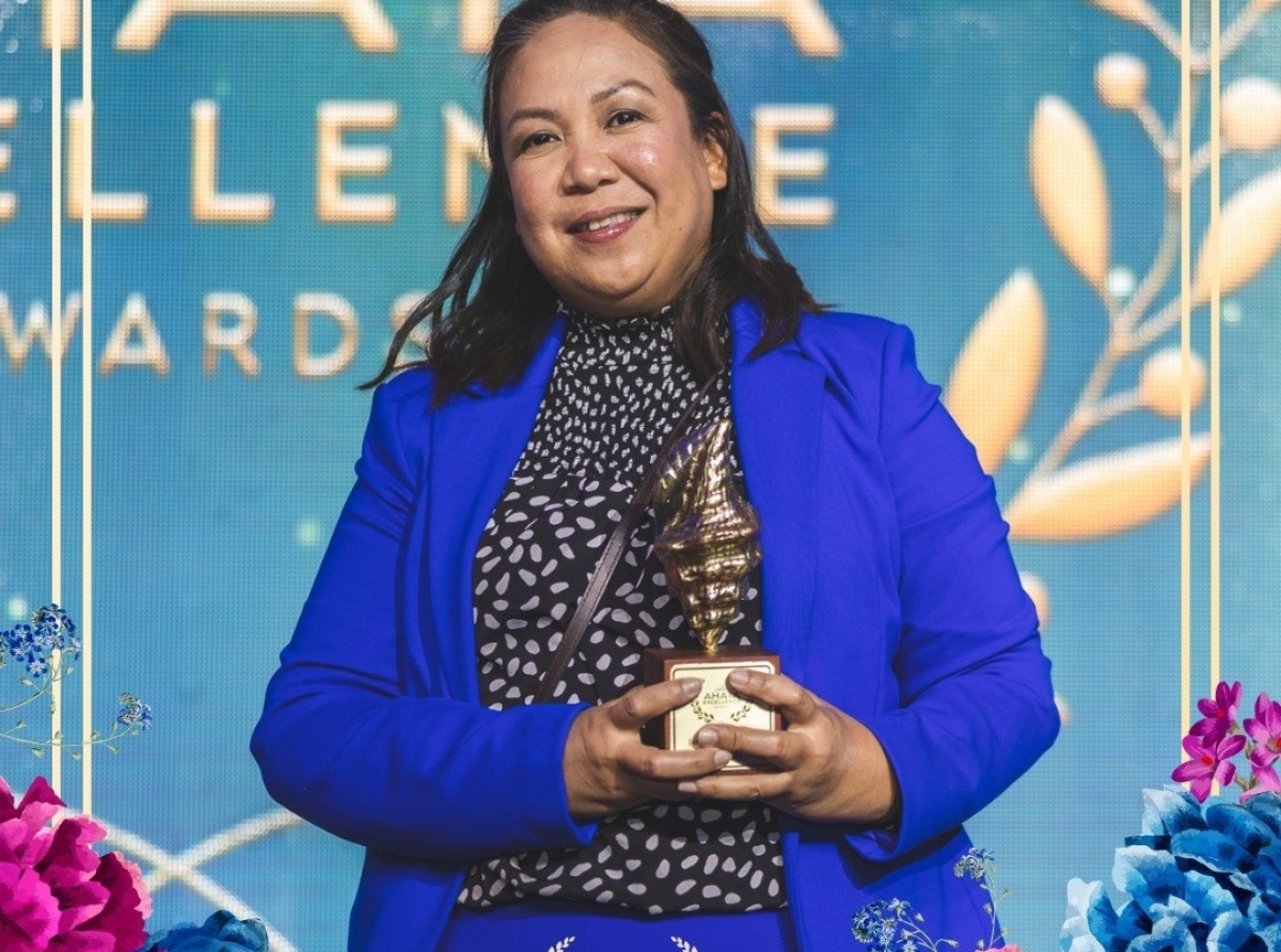 Janice Rasco Cater tambe honra cu AHATA Excellence Award