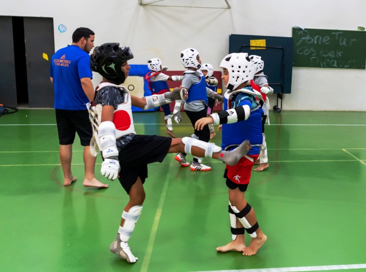 Taekwondo Team Aruba a habri aña preparando pa e di 10 TK5 na Surinam