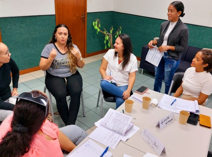 CEDE Aruba y Ministerio di Husticia y Asuntonan Social a uni de e Proyecto “Intensief samenwerken aan veiligheid”